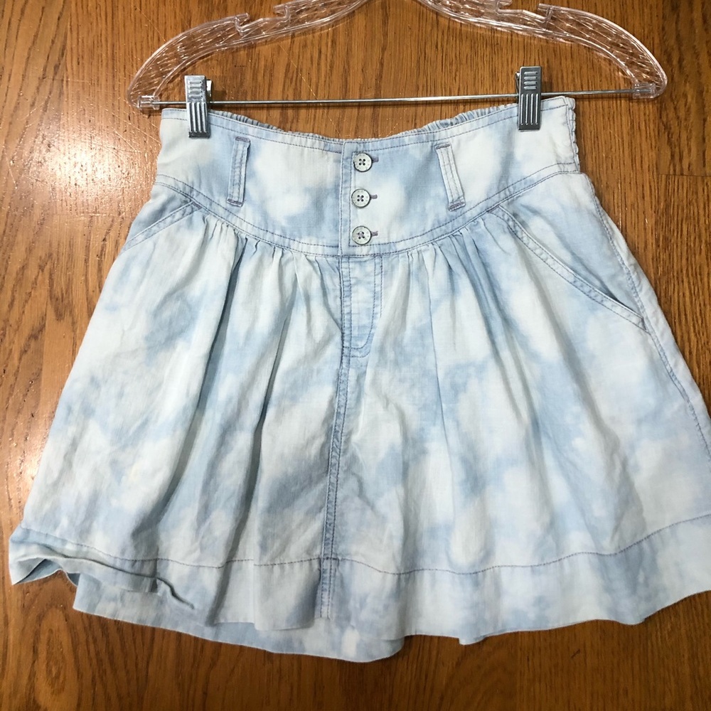 American Eagle Acid wash “denim” skirt